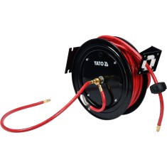YATO Furtun aer comprimat, tambur, 15m, prindere 1/4&amp;quot;