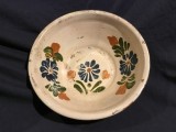 Arta / Traditie - Farfurie veche taraneasca cu flori realizata in Transilvania !