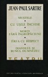 Teatru Vol. 1, Jean-Paul Sartre, 1969, Editura Literatura Universala, 372 pagini, Coperta Brosata, Literatura Romana