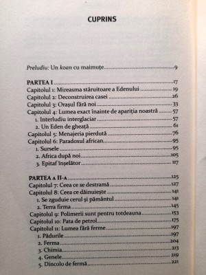 Lumea fara noi (carte stiintifica, Ed. Sapiens) foto