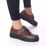 Pantofi casual nicole maro piele ecologica, 36