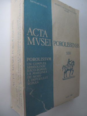 Acta mvsei Porolissensis XII - Eugen Chirila , Nicolae Gudea , .. foto