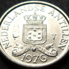 Moneda exotica 10 CENTI - ANTILELE OLANDEZE (Caraibe), anul 1976 * cod 5217