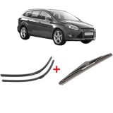 Cumpara ieftin Set 3 stergatoare FORD FOCUS III Turnier 2010-2020, pentru parbriz si luneta, Bosch Twin