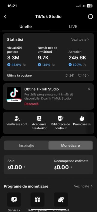 Cont de Tiktok