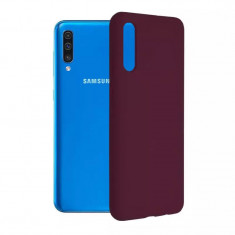 Husa Samsung Galaxy A50 Silicon Mov Slim Mat cu Microfibra SoftEdge foto