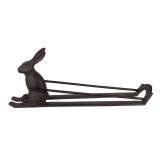 Cumpara ieftin Suport sticla vin Iepuras metal maro 33x7x13 cm