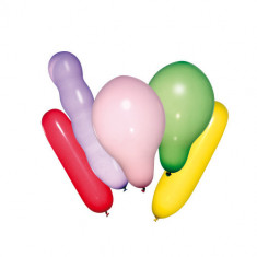 Baloane diverse forme si culori set 100 bucati