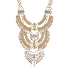 ColierAURIU elegant cu motive aztece