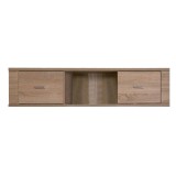 Cumpara ieftin Dulap suspendabil 2 usi pal stejar sonoma Grand 140x30x25 cm