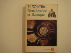Renaissance et Baroque - Heinrich Wolfflin Editura Benno Schwabe 1961 foto