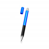 Stylus Pen Universal, 2in1 Android, iOS - Techsuit JC02,Albastru Inchis