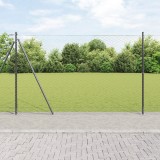 VidaXL Gard Hexagonal Gri 1.5x10 m Oțel