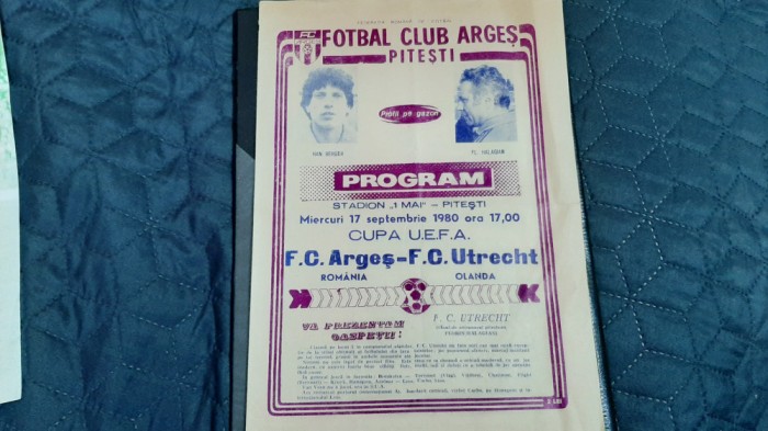 Program FC Arges - FC Utrecht