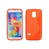 HUSA SILICON S-LINE SAM GALAXY S5 MINI G800 ORANGE