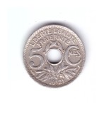 Moneda Franta 5 centimes 1921, stare buna, curata