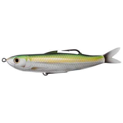 Swimbait Live Target Hollow Body Shiner Walking Bait, Metallic Lemon Lime, 11.5cm, 14g foto