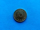 10 Franken 1954 Saarland-stare buna-RAR