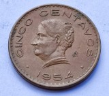 84. Moneda Mexic 5 centavos 1954