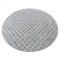 Covor BUBBLE cerc argintiu 21 IMITARE BLANĂ DE IEPURE 3D structural, cerc 120 cm