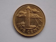 5 CENTS 1973 BARBADOS-AUNC foto