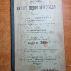 manual istoria evului mediu si modern - pentru clasa a 2-a secundara - anul 1904