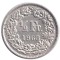 ELVETIA 1/2 FRANCI 1963 LITERA B ARGINT