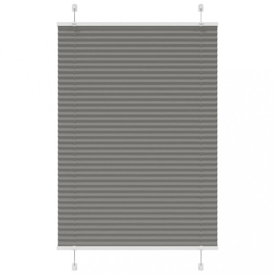 vidaXL Jaluzea plisată Antracit 90x150 cm Lățime țesătură 89,4 cm foto
