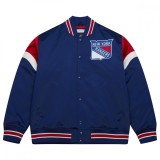 New York Rangers geacă de bărbați NHL Heavyweight Satin Jacket - XL