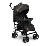 Carucior sport compact Lionelo Irma, negru, spatar 4 pozitii, pliere tip umbrela, 6-36 luni