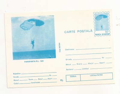RF31 -Carte Postala- Parapanta R.L. 12/2, necirculata 1994 foto