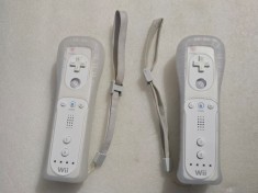 Kit Controller Nintendo Wii Remote Alb RVL-003 huse protectie, curele
