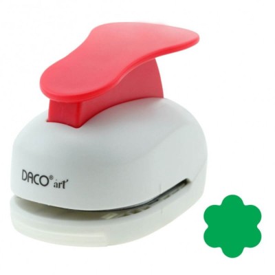 Perforator DACO Hobby, Model Floare 3, Plastic/Metal, Perforare 5 cm, Multicolor, Perforator Lucru Manual, Perforatoare Lucru Manual, Perforator Activ foto