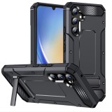 Husa antisoc compatibila samsung galaxy a34, kickstand, negru