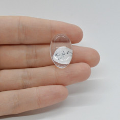 Cabochon cristal de stanca 23x15x7mm c49