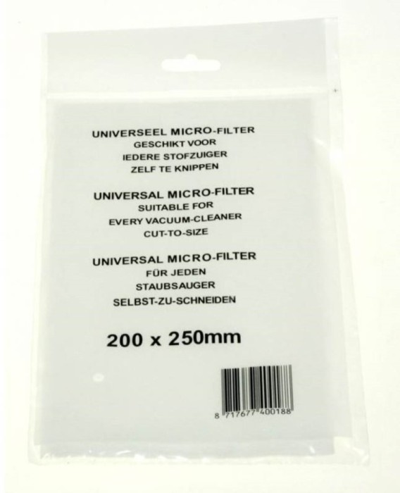 Microfiltru universal dimensionabil 200 x 250 mm