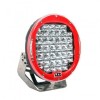 Proiector LED Auto 96W Rosu Off-Road 9inch, 6000K, IP67, 10-32V, 37 LED 5W, Fascicul Punctual