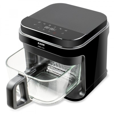Airfryer Friteuza cu aer cald ZASS ZAF 09 culoare Negru, 1200W, 5,5L - NOU foto