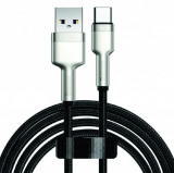 Cumpara ieftin Cablu de incarcare Baseus USB - USB Type-C, 2m, Cafule Series, Metal, 66W, 6A, Negru