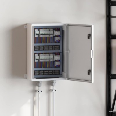 vidaXL Cabinet de Control Gri 40 x 20 x 60 cm Plastic ABS 4106502 foto