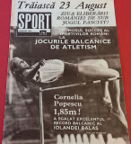 Revista SPORT nr.16/august 1970