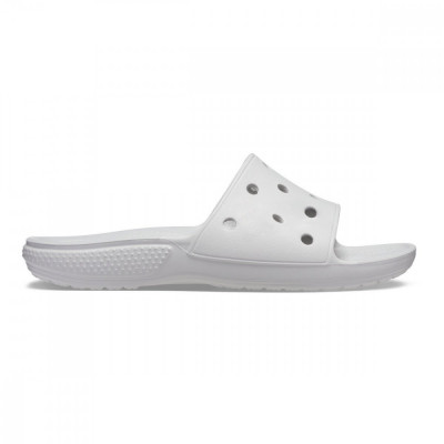 Papuci Classic Crocs Slide Iconic Crocs Comfort Gri - Atmosphere foto