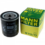 Filtru Ulei Mann Filter Mazda MX-5 3 2005-2014 W712/73, Mann-Filter