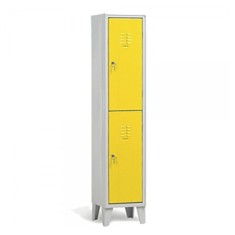 VESTIAR METALIC CU PICIOARE SI 2 USI COLOR 113/02, 350x350x1800 mm (LxlxH), Italia