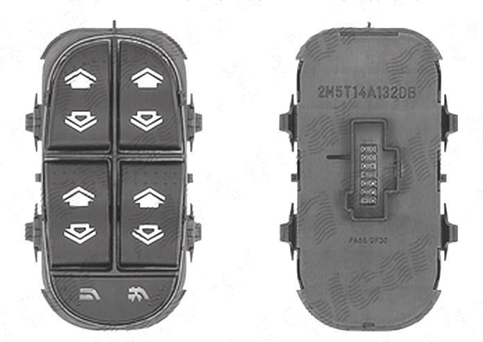 Buton reglare oglinzi, comutator macara usa Ford Focus (Daw/Dbw/Dnw/Dfw), 09.1998-11.2004, 4 butoane