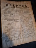 Dreptul, Revista de legislatiune, doctrina, jurisprudenta, economie politica, Anul XXXIV Nr.83 1905 - C.G.Dissescu, V.Athanasovici, Paul Negulescu, Al