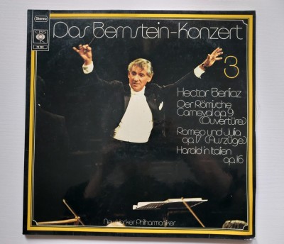 Hector Berlioz - Das bernstein Konzert 3, dublu disc vinil, CBS, New Yorker Phil foto