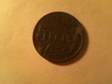 Moneda 5 lei 1942, stare AUNC