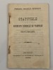 Statutele Societatii Comunale de Tramvaie Bucuresti 1909 - afacerea Tramvaiul