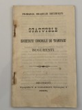 Cumpara ieftin Statutele Societatii Comunale de Tramvaie Bucuresti 1909 - afacerea Tramvaiul